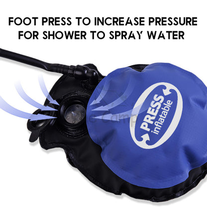 Naturehike Shower Water Bag 11L Pressurize Water Outdoor Camping Portable Foot Press Pressurize Travel Wash Washing