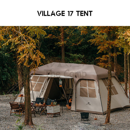Naturehike Village 17 Automatic Camping Tent Large Space Outdoor Chair Flysheet Table Tarp Peg Nail Pole CNH22ZP021