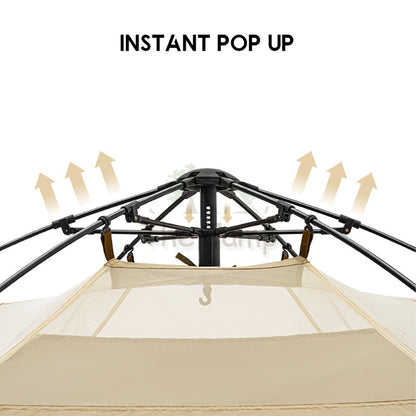 Naturehike Outdoor Double Changing Shower Tent Camping Wet Dry Separation Travel Bathroom Portable Toilet NH22ZP006