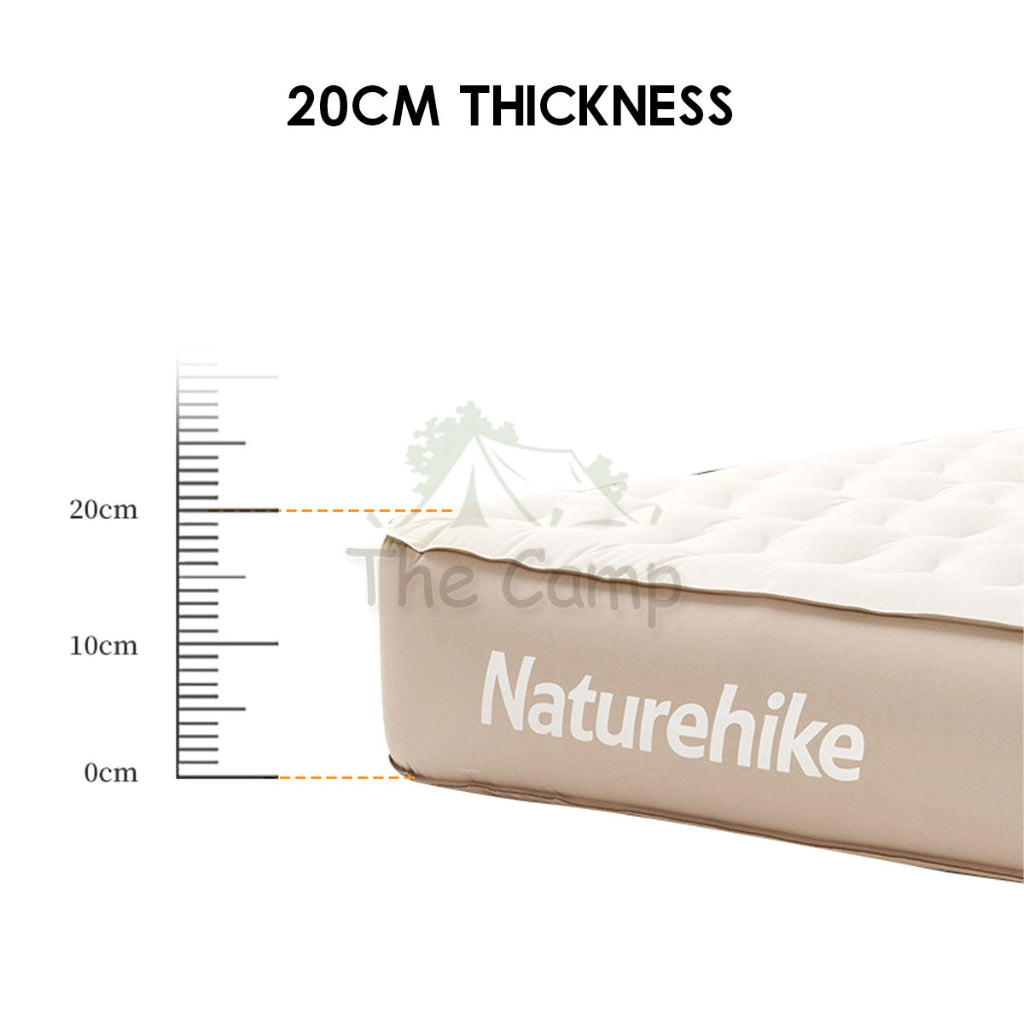 Naturehike Inflation Double Triple Camping Air Bed 20cm with Pump Mattress Inflatable Outdoor Mattress CNH22DZ024