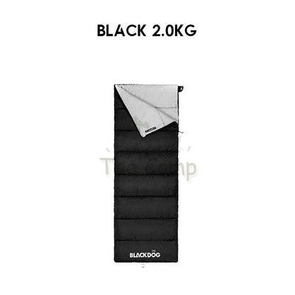 Blackdog Sleeping Bag 1.75kg 2.0kg Thickened Envelope Outdoor Camping Ultralight Travel Portable Black White BD-SD002