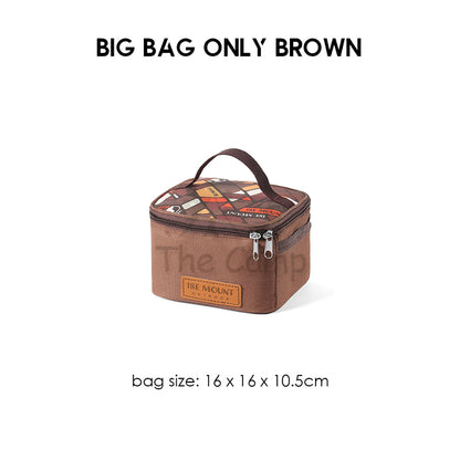 Outdoor Camping Seasoning Bag Set 7pcs 9pcs Ingredient Condiment Box Bottle Container Spice Oil Jar Sugar Salt Pepper