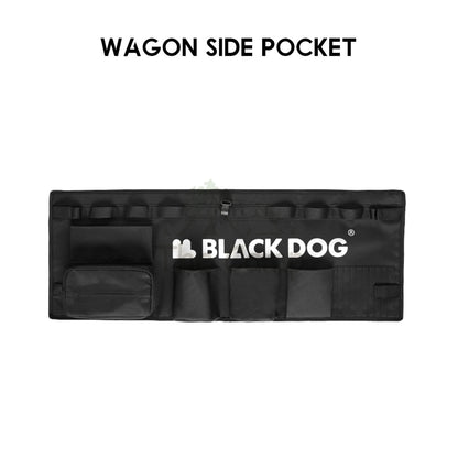 Blackdog Side Pocket / Wheel Bag for Thick Wheel Wagon Trolley TC002 Hanging Bag Loop 150L BD-23TCPJ001 CBD2300BS010
