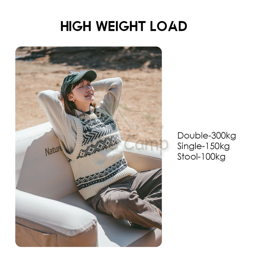 Naturehike Inflatable Sofa Outdoor Camping Chair Inflation Bed Mattress Table Flysheet Tarp Table Pump Rope CNH22DZ023