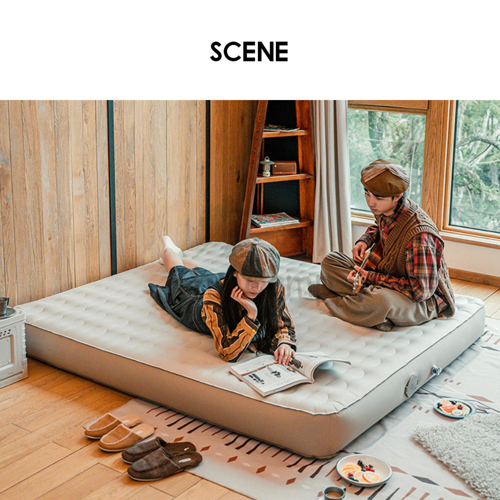 Naturehike Inflation Double Triple Camping Air Bed 20cm with Pump Mattress Inflatable Outdoor Mattress CNH22DZ024
