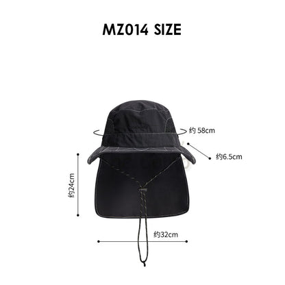 Naturehike Fisherman Hat Camping Outdoors Folding Shawl Breathable Cap Hats Chair Double Visor MZ014 FS531