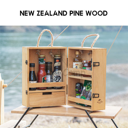 Naturehike Outdoor Seasoning Cabinet Portable Picnic Spice Rack Ingredient Box Camping BBQ Equipment Cooking NH20PJ006