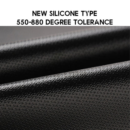 Outdoor Camping Fireproof Mat Cloth BBQ Fiberglass Fire Blanket Insulation Silicone Resistant Flame Retardant Fiber Glas