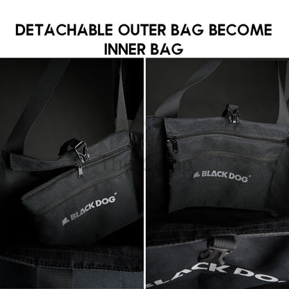 Blackdog Shopping Bag Large Storage 30L Equipment Outdoor Tote Camping Travel Pouch BD-SN23001 CBD2300014 CBD2300013