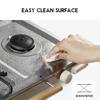 Naturehike Portable Suitcase Double Head Furnace Gas Stove Foldable 2500W Outdoor Camping Folding Burner BBQ CNH22CJ046