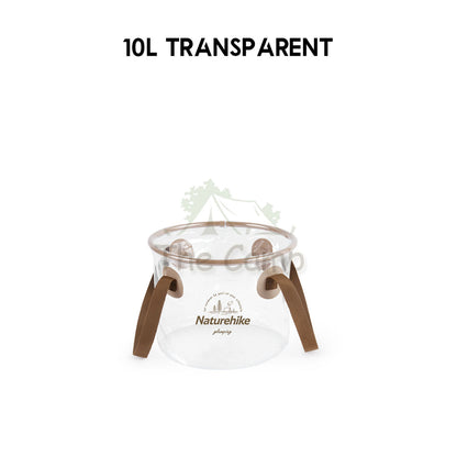 Naturehike Camping Foldable Bucket Portable Waterproof Round 10L 20L Water Transparent Container CNK2350CF010