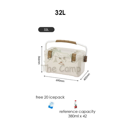 Naturehike Portable LX Cooler Box Ice Box Camping Outdoor Picnic Refrigerator 72 hours  32L 45L Freezer CNH22CJ10001