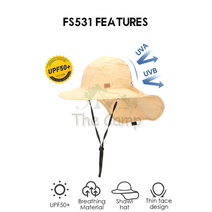 Naturehike Fisherman Hat Camping Outdoors Folding Shawl Breathable Cap Hats Chair Double Visor MZ014 FS531