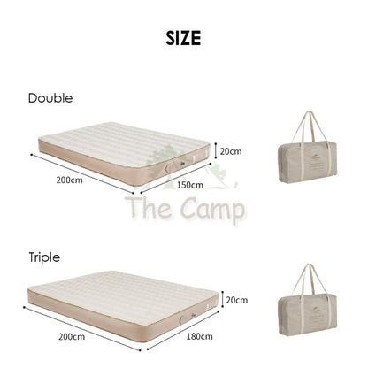 Naturehike Inflation Double Triple Camping Air Bed 20cm with Pump Mattress Inflatable Outdoor Mattress CNH22DZ024