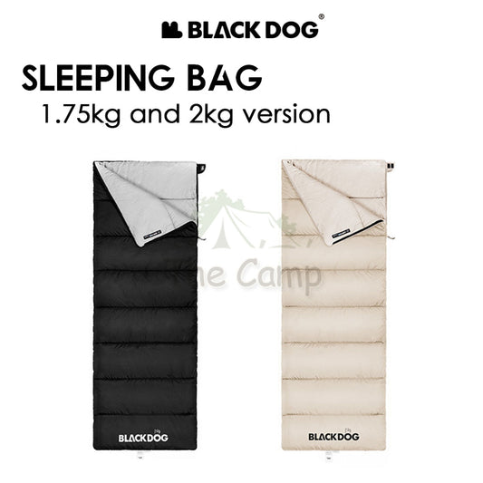 Blackdog Sleeping Bag 1.75kg 2.0kg Thickened Envelope Outdoor Camping Ultralight Travel Portable Black White BD-SD002