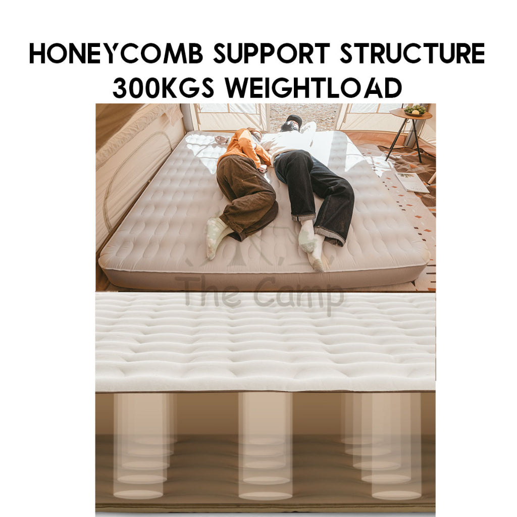 Naturehike Inflation Double Triple Camping Air Bed 20cm with Pump Mattress Inflatable Outdoor Mattress CNH22DZ024