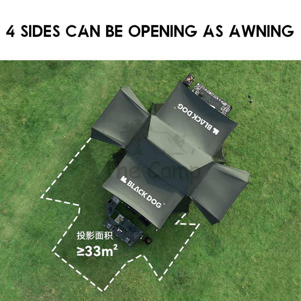 Blackdog V2 Luxury Automatic Tent 3.0 Cinema 2 Room 4 Hall Villa Projector Screen Auto Vicore Village 13 CBD2300ZP012