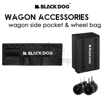 Blackdog Side Pocket / Wheel Bag for Thick Wheel Wagon Trolley TC002 Hanging Bag Loop 150L BD-23TCPJ001 CBD2300BS010