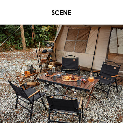 Naturehike Aluminium Egg Roll Table Outdoor Camping BBQ Party Black 120cm Table Portable Foldable CNH22JU043