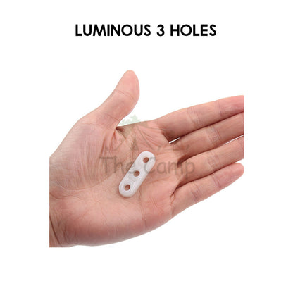 Camping Glow In The Dark Rope Tensioner String Guard Luminous Fluorescent Hanging Warning Safety Light Peg Nail Tent