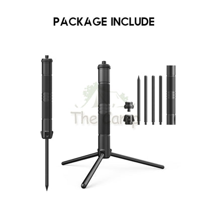 Blackdog Outdoor Camping Atmosphere Light LED Latern Portable Rechargeable Black Tent Flysheet Rope Nail Peg Pole Bed