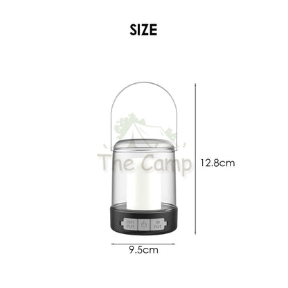 Flaming Atmosphere Light for Outdoor Camping Flame Type C Dimming Hanging LED Lantern Lamp Hiking Fishing Atmos