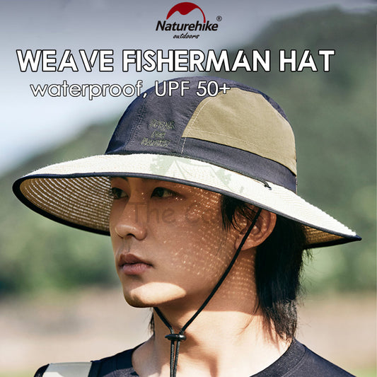 Naturehike Weave Fisherman Hat Unisex Men Women Camping Outdoors Folding Shawl Breathable Cap Hats LA011 LG010