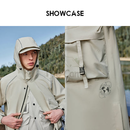 Naturehike Reflective Raincoat Outdoor Camping Rain Coat CNH23RG002