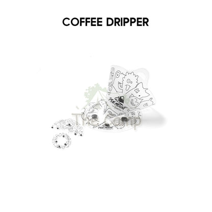 Foldable PP Tableware Folding Cup Bowl Plate Coffee Dripper Spork Cutting Outdoor Camping Foodgrade Cookware Utensils