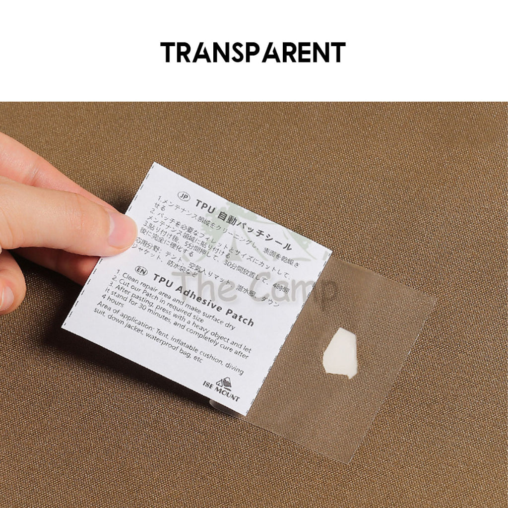 DIY Repair TPU Tape Export Thick Quality Pembaiki Tent Tarp Flysheet Patch Pool Kolam Bocor Air Bed Camping