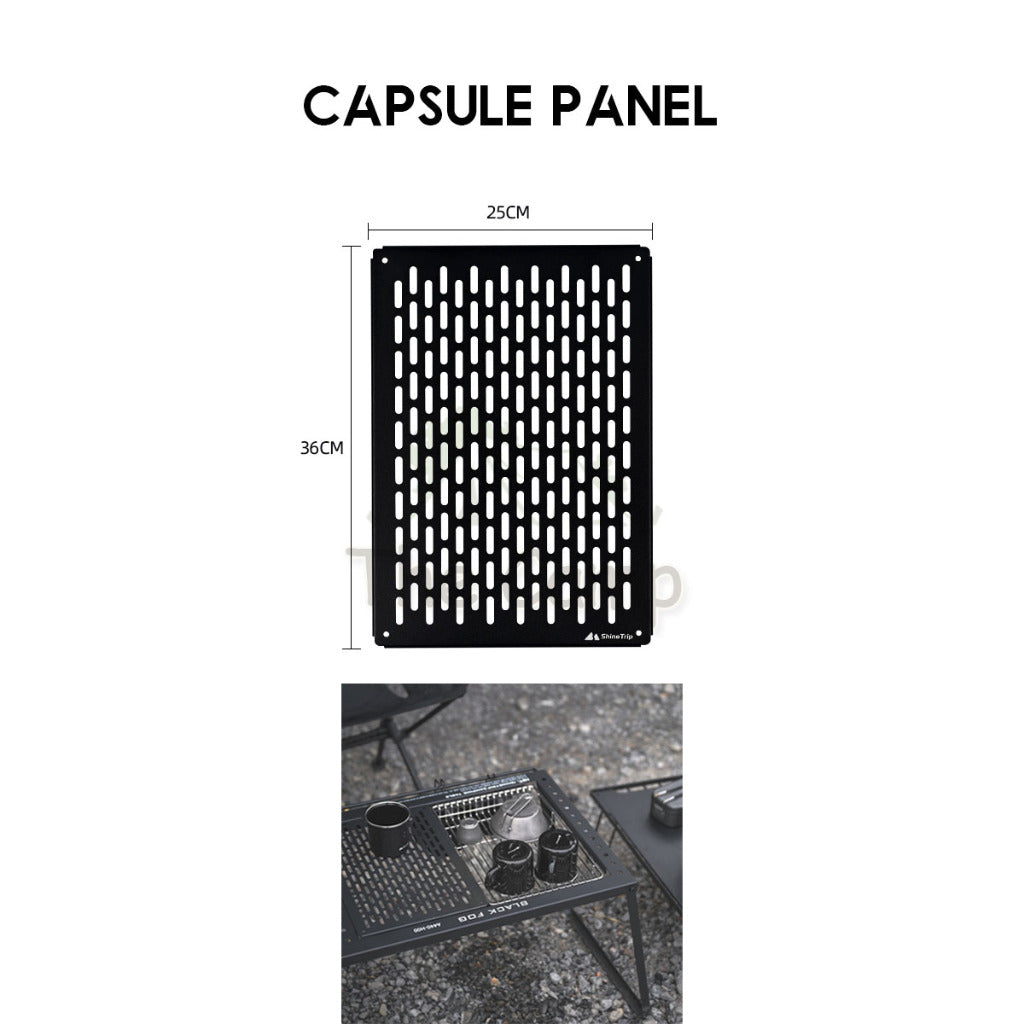 Shinetrip Adjustable Height Tactical Table Joinable Aluminum Alloy IGT Plate Stove Panel Tray Soto Stove