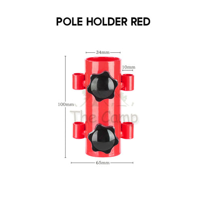 Pole Holder Awning Tarp Flysheet Peg 30cm 40cm 20cm 35cm Rod Outdoor Camping Pemegang Tiang Support Stand