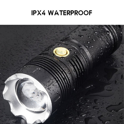 X57 White Laser Torch Light 5000mah Zoomable LED Lamp Tactical Camping Outdoor Lantern High Brightness Ultrar Bright