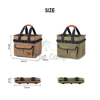 Naturehike Oxford Cloth Storage Bag 20L Basket Steel Frame Camping Outdoor Tarp Nail Peg Table Chair Rope Tent NH22SNX02