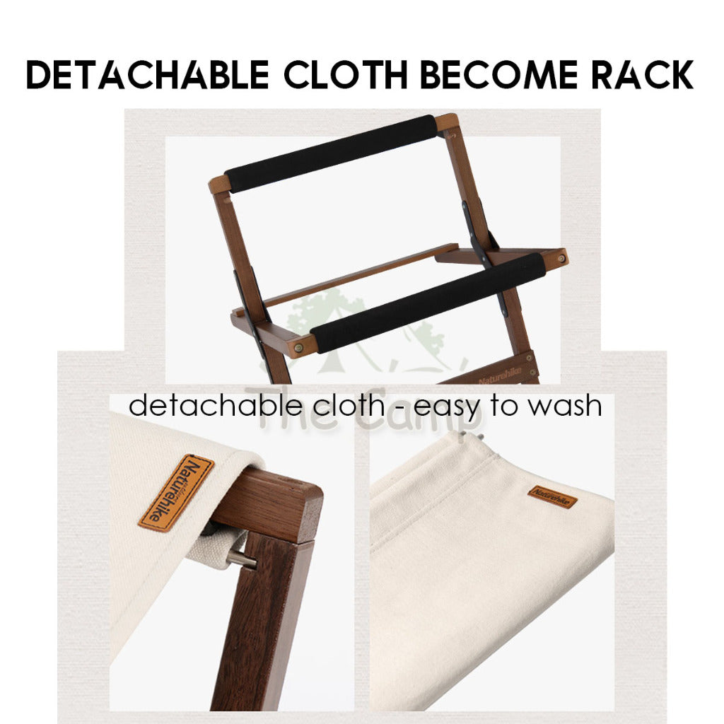 Naturehike Folding Stool Rack Portable Outdoor Camping Fishing Chair Beech Canvas Sketch Stool Bench Chair NH20JJ014