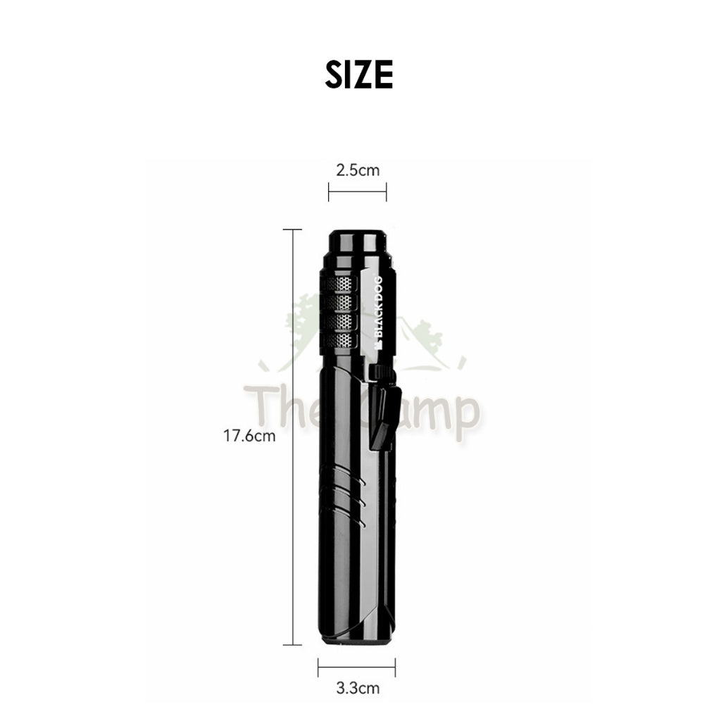 Blackdog Torch Lighter Adjustable Flame Outdoor Camping Jet Fire Pen Blowtorch Solder Refillable Refill CBD2450PJ011