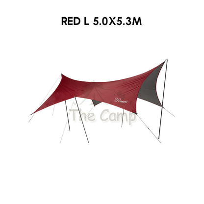 Vidalido Twilight Butterfly Tarp Waterproof UPF12500+  TI Silver Coating Limited Edition Outdoor Camping
