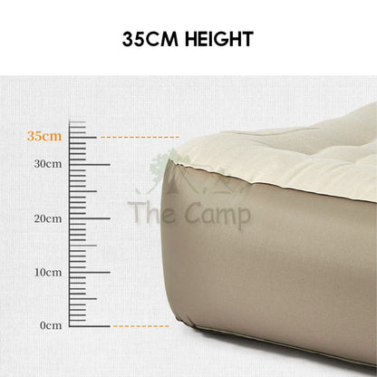 Naturehike 2 In 1 Inflatable Sofa & Bed TPU Outdoor Camping Portable 35CM Thickened Double Single Bed Mattress NH22FCD06