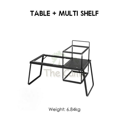Shinetrip IGT Combination Table Module Outdoor Camping Plate Dish Rack Soto Stove Lamp Pole Spider Star Panel Tea Tray