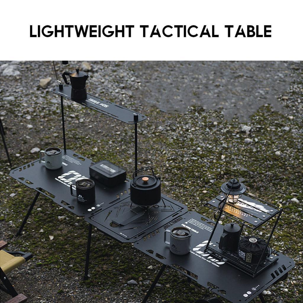 Shinetrip Adjustable Height Tactical Table Joinable Aluminum Alloy IGT Plate Stove Panel Tray Soto Stove