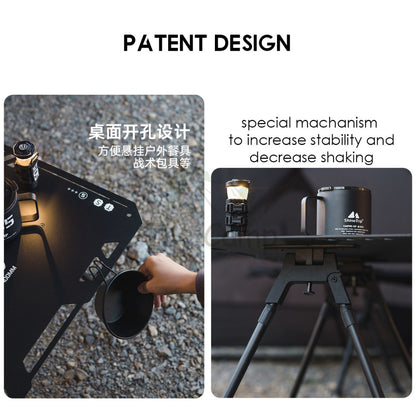 Shinetrip Adjustable Height Tactical Table Joinable Aluminum Alloy IGT Plate Stove Panel Tray Soto Stove