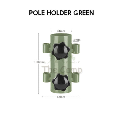 Pole Holder Awning Tarp Flysheet Peg 30cm 40cm 20cm 35cm Rod Outdoor Camping Pemegang Tiang Support Stand
