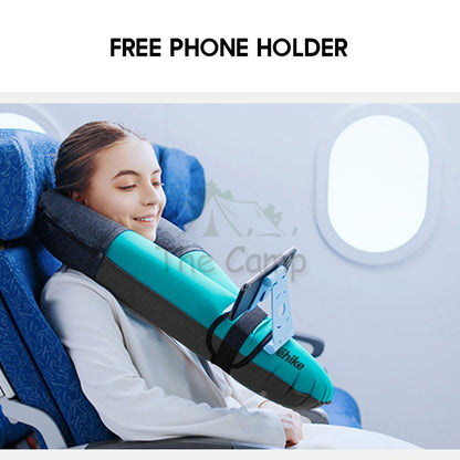 Naturehike U Shape Inflatable Travel Pillow Long Neck Multifunction Air Pillow Bolster Eye Mask Phone Holder NH20ZT004