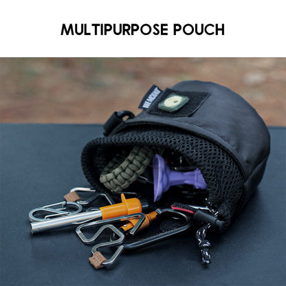 Screw Type Butane Gas Pouch Cover Bag Camping Outdoor Alpine Flat Fat Gas Can Multipurpose Carry Beg Stove Cooking