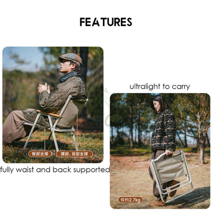 Naturehike Kermit Chair FE01 Folding Outdoor Portable Foldable Moon Lightweight Outdoor Camping CNK2300JU012