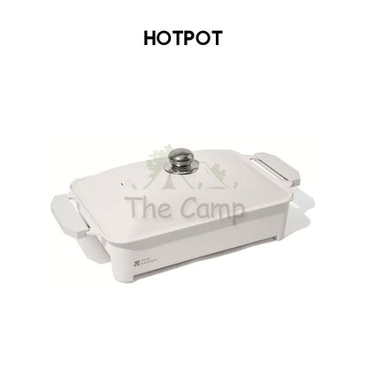 Mobi Garden Multipurpose Stove Gas Cassette Hotpot Camping BBQ Grill Pan Hot Pot Set Cooking Cookware NX23687005