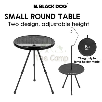 Blackdog Adjustable Small Round Table ABS Acrylic Outdoor Camping With Bag Lamp Holder CBD230JJ029 CBD2300JJ028