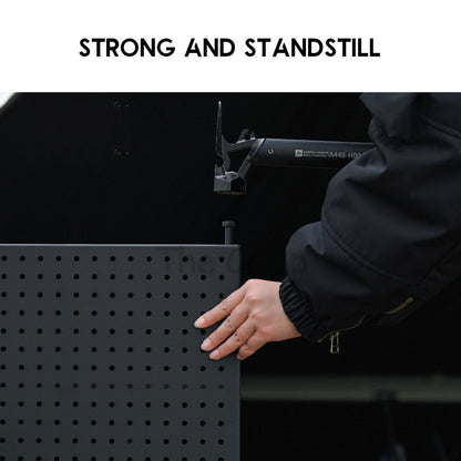 Shinetrip PegBoard Hole Board Peg Board Outdoor Camping Rack Shelf Holder Black Wall Storage Board