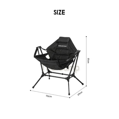 Blackdog Foldable Rocking Chair Portable Adjustable Camping Folding Sling Chair Table Tent Nail Peg Bag CBD2450JJ021
