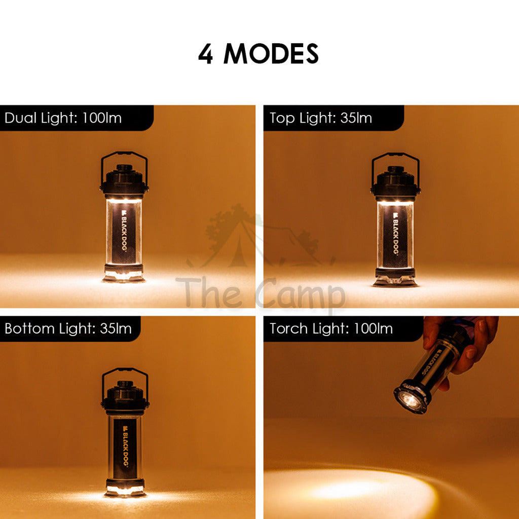 Blackdog Starfire Camping Light LED Lantern 4 Mode Flashlight Atmosphere Ambient Lamp CARGO CONTAINER CBD2300DQ010
